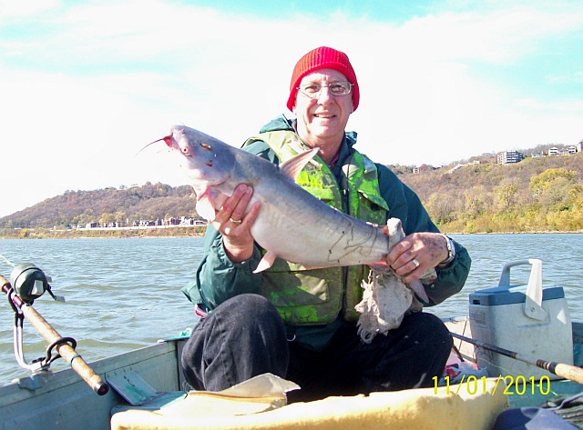 MY 10 pound Blue Cat from Nov 1st. trip.