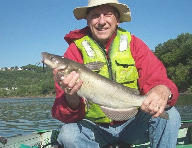 me with the 1st catfish boated in 2008