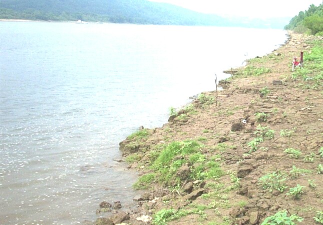 Ohio bank area at the Meldahl dam